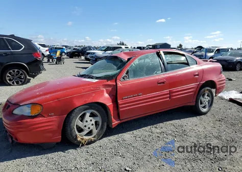 1999 Pontiac Grand Am Se from USA, damaged, VIN 1G2NE52E7XM780440